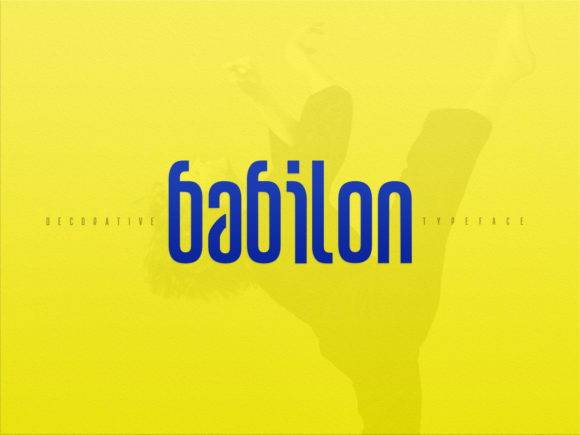 Babilon: A Minimalist Display Font