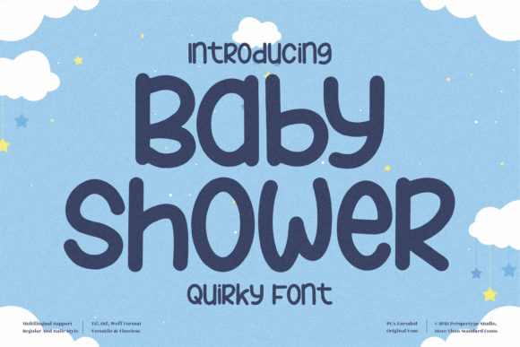 Baby Shower Font Review