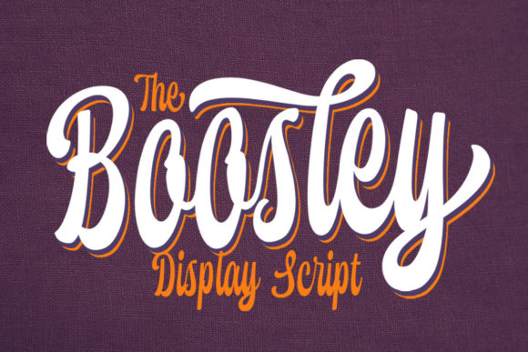 Boosley: A Bold Display Font for Creative Projects