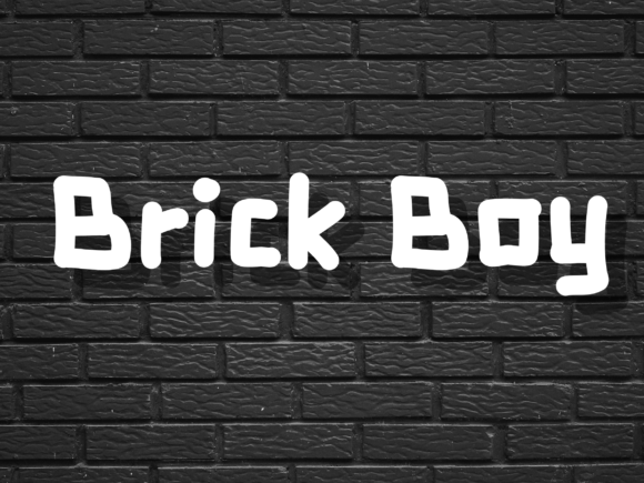 Brick Boy: A Bold Display Font