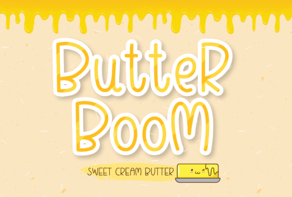 Butter Boom Font: A Sweet Touch for Digital Design