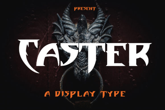Caster: A Bold Display Font for Makers