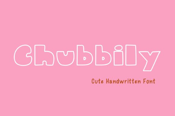 Chubbily: A Jolly Display Font