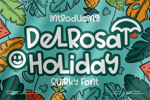 Delrosa Holiday: A Playful Display Font