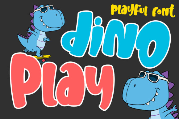 Dino Play: A Fun Font for Business Branding