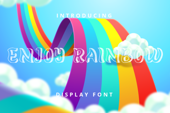 Enjoy Rainbow Font for Business