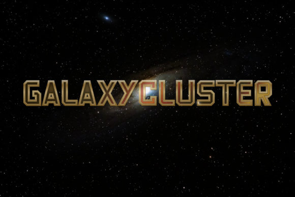Galaxy Cluster Font for Bold Campaigns