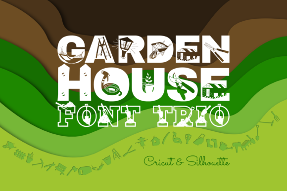 Garden House Trio Font for Business