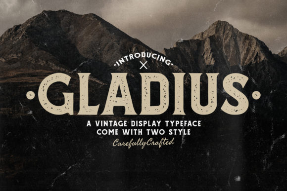 Gladius: A Bold Vintage Font