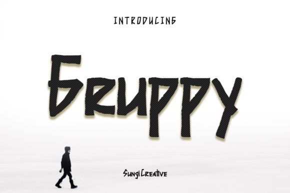 Gruppy: A Bold Display Font