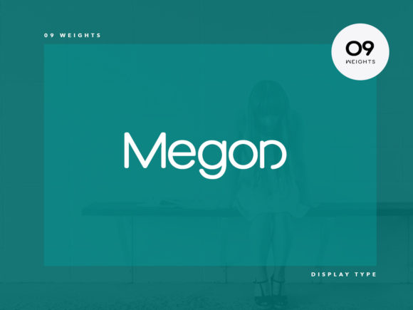 Megon: A Modern Display Font for Editorial Design
