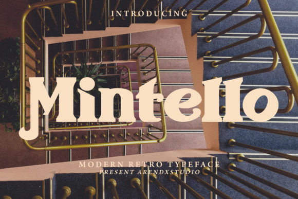 Mintello: A Bold Display Font for Digital Marketing