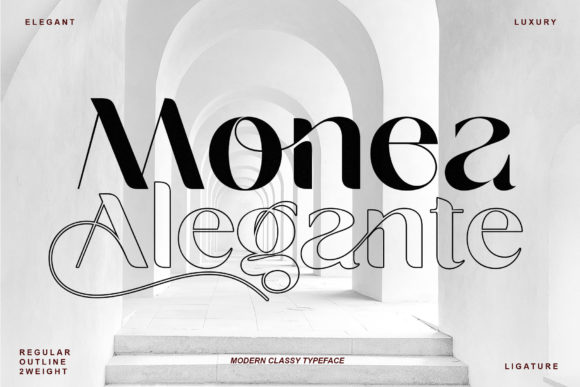 Monea Alegante: A Bold Font for Impactful Campaigns