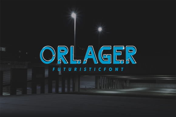 Orlager: A Bold Display Font for Designers