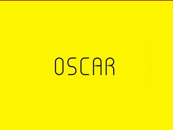 Oscar: A Cool Display Font
