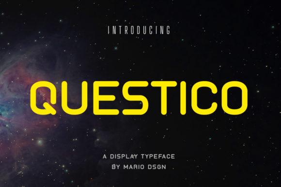 Questico: A Modern Display Font