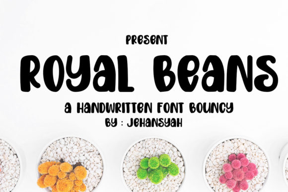 Royal Beans: A Cute Typeface for Creative Projects