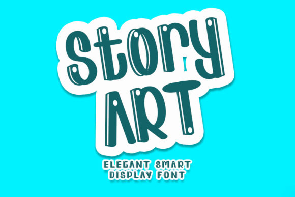 Story Art: A Bold Display Font for Creative Campaigns