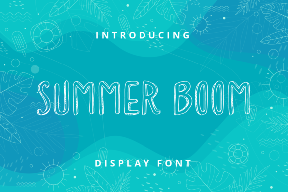 Summer Boom: A Fresh Display Font