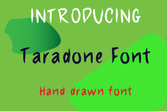 Taradone: A Creative Font for Business Branding