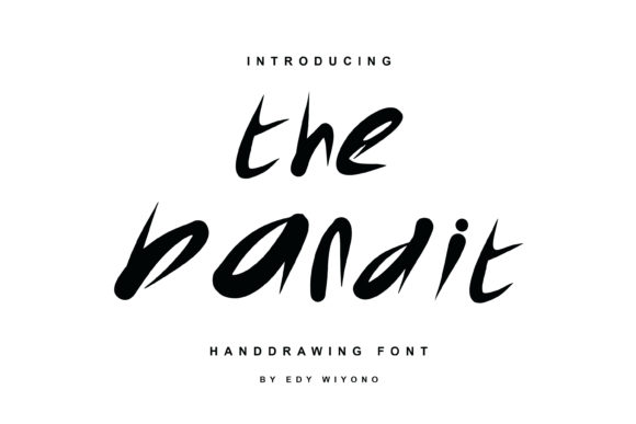 The Bandit Font: Bold & Playful