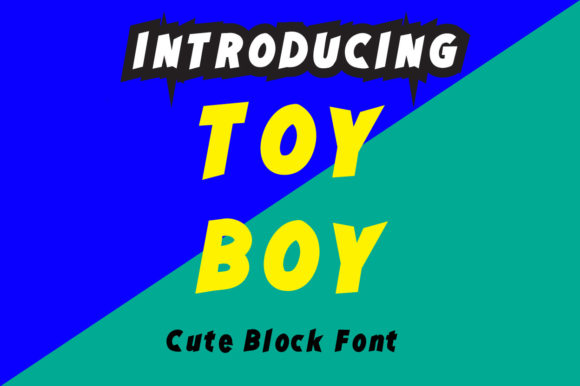 Toy Boy Font for Bold Branding