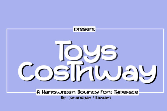 Toys Costhway: A Fun Display Font for Creative Campaigns