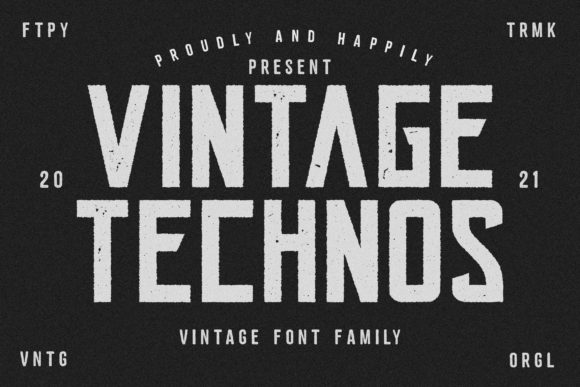 Vintage Technos Font Review