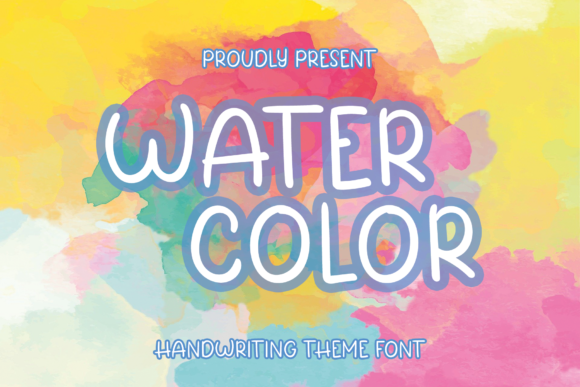 Water Color: A Stylish Display Font for Web Design